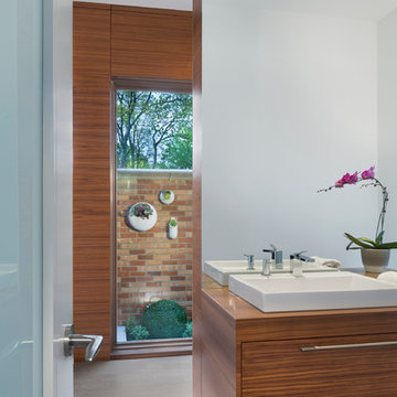 Contemporary design and finishes - powder room