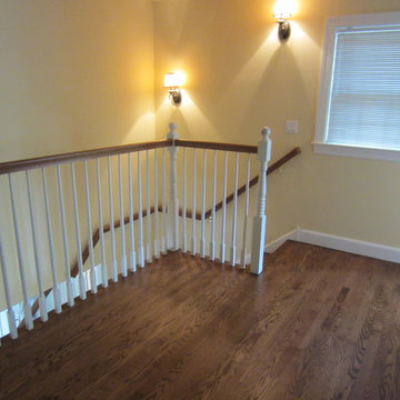 Westhampton - Red Oak stained Early American and Bona Traffic HD poly