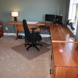 Desk- Cherry - Desks And Hutches