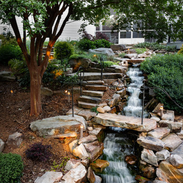 Backyard garden sanctuary