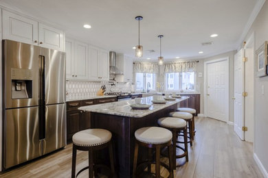 Kitchen - transitional kitchen idea in Providence