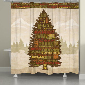 Laural Home Great Outdoors Shower Curtain