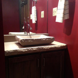 Limestone sinks - Bathroom Vanities And Sink Consoles