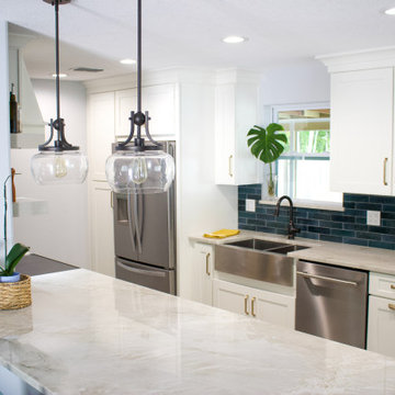 Modern Beach Kitchen and Bath