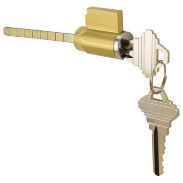 Replacement Key Cylinder with Flat Tail Piece, 57mm Tail Piece