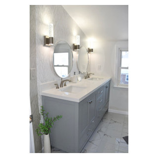 Second Floor Bathroom Remodel - Contemporary - Bathroom - New York - by ...