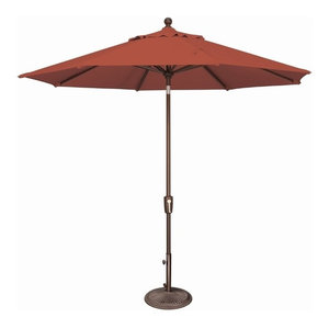Simplyshade Ssum92 0900 D Catalina 9 Wide Open Solefin Market Umbrella With Tw Contemporary Outdoor Umbrellas By Buildcom