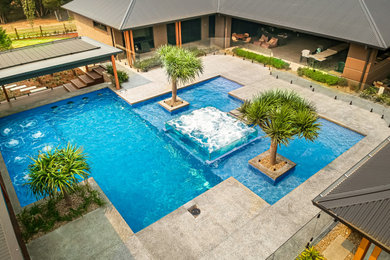 Inspiration for a modern pool in Sydney.