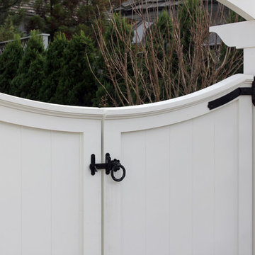 Custom PVC Gate with Arbor