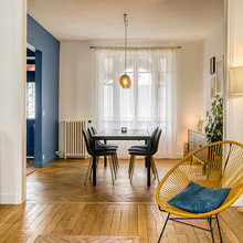 Avant/Après : Le bleu comme fil conducteur dans une meulière