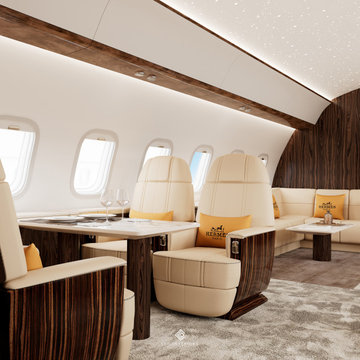 Bespoke Furniture for Luxury Private Jet Interiors