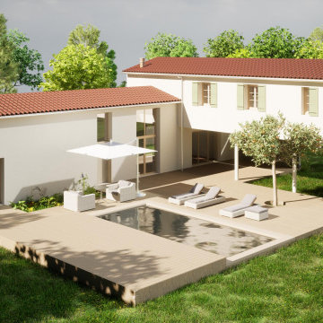Construction d'une extension surélevée sur pilotis à La Couarde-sur-Mer