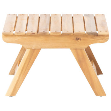Kailee Outdoor Wooden Side Table, Teak