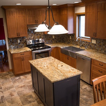 Quarter-Sawn Oak Kitchen