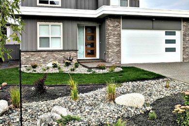 Transitional exterior home idea in Other