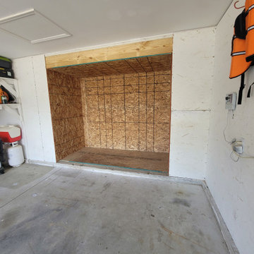 Garage bum out for boat