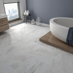 Synthesis Porcelain Backed Marble - Flooring