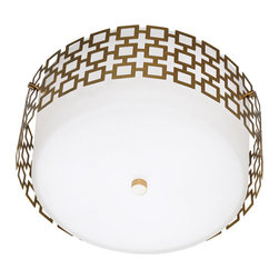 Robert Abbey - Robert Abbey Jonathan Adler Parker Flush Mount Ceiling Light - Flush-mount Ceiling Lighting
