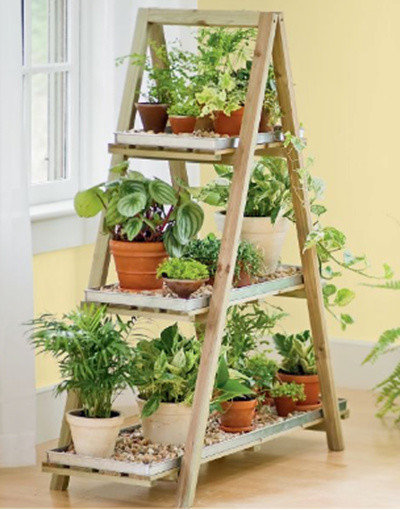 Contemporary Plant Stands And Telephone Tables by Gardener's Supply Company