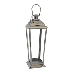 Hauser Dock Lantern - Polished Nickel - Small - Candleholders