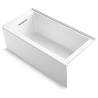 Kohler Underscore 60" X 30" Alcove Bath With Left-Hand Drain, White