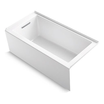 Kohler Underscore 60" X 30" Alcove Bath With Left-Hand Drain, White
