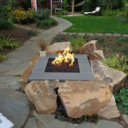 Fire Pit with CROSSFIRE&trade; Brass Burner - Fire Pits