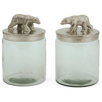 Grizzley Jars, Set of 2