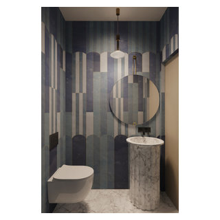 Modern Apartment in Brussels - Modern - Powder Room - Brussels - by ...