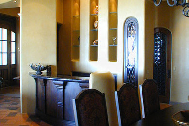 Home bar - southwestern home bar idea in Phoenix