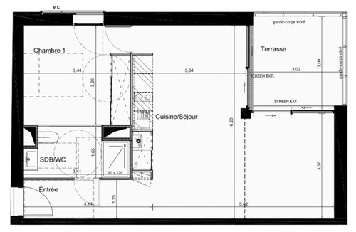 modification plan appartement vefa