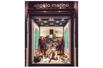 Napoli - vetrine showroom Angelo Marino Via D. Morelli