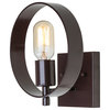 LNC 1-Light Round Wall Sconce