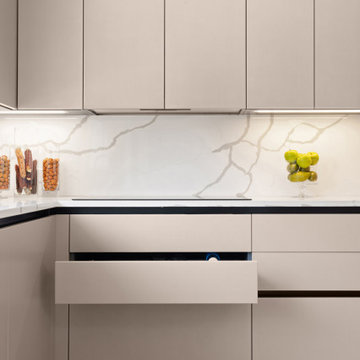 Super-functional Contemporary Kitchen on Long Island