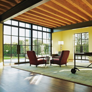 Mediterranean living room in Seattle.
