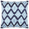 Ikat Luxe 18"H x 18"W Pillow Kit, Polyester Insert