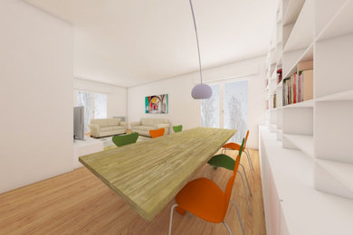 Immagine di una sala da pranzo minimal