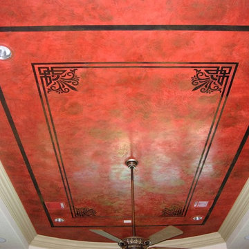 Master Bedroom - Venetian Plaster Ceiling