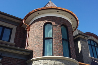 Copper and Euro-style eaves
