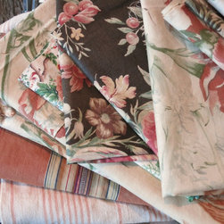 19th century French floral textiles offered by Claudia Barber - Fabric