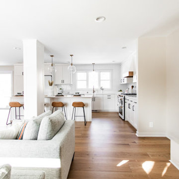 Greens & Chocolate Kitchen Design + Remodel