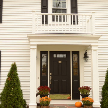 Front Entryway and Vinyl siding
