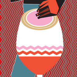 Cubistica -  Bongo Drummer - Fine Art Prints