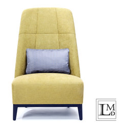 Kate Chair - Acid Green Chenille - Armchairs And Accent Chairs
