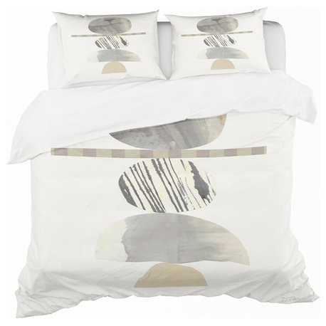 Balance Neutral I Duvet Cover Set, Full/Queen