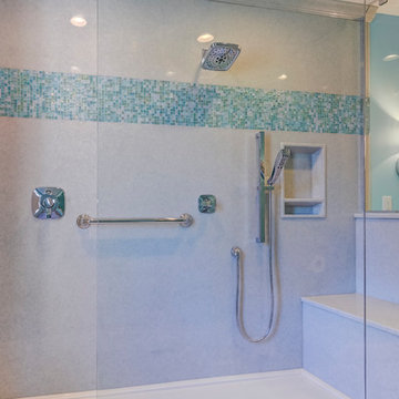 Waves of Blue Master Bathroom