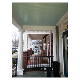 Historic Front Porch Recreation - Richmond VA - Traditional - Porch ...