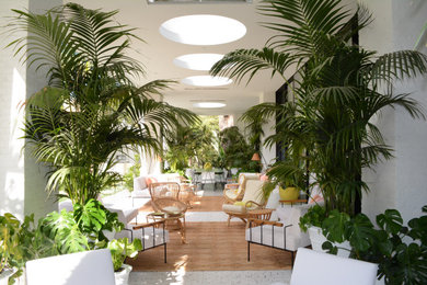 Inspiration for a mid-century modern landscaping in Los Angeles.