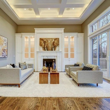 The perfect custom fireplace/built-ins