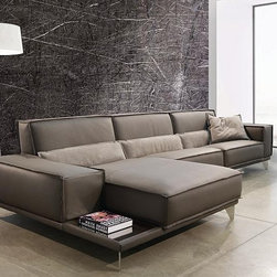 Mokambo Leather Sectional Sofa by Gamma International, Italy - Sectional Sofas